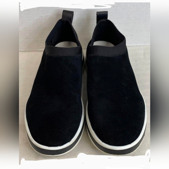 Stuart Weitzman SW 612 Sneaker Black Suede - Picture 2 of 4